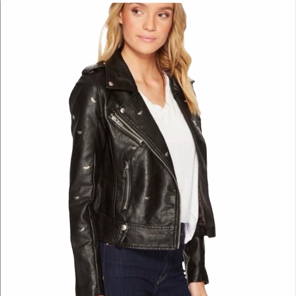 BlankNYC Dragonfly Stud Moto Jacket​ - Picture 1 of 9